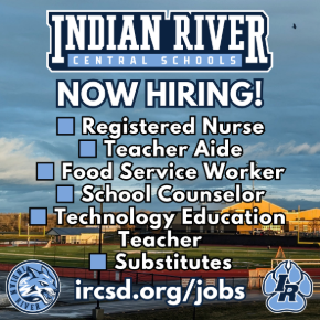Image listing employment opportunities at IRCSD